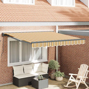 Okvir tende Žuta i Siva 300 x 250 cm Poliester s PU premazom