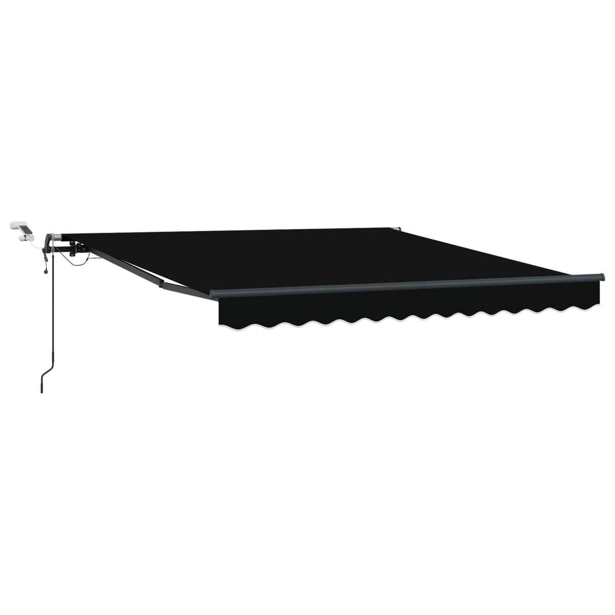 Tkanina za tende s Crna 300 x 250 cm Poliester