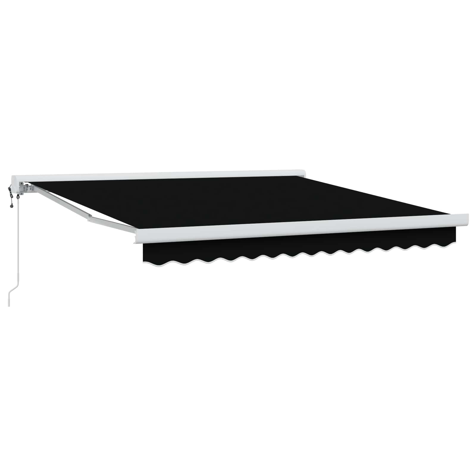 Nadstrešnica Crna 300 x 250 x 165 cm Poliester i aluminij