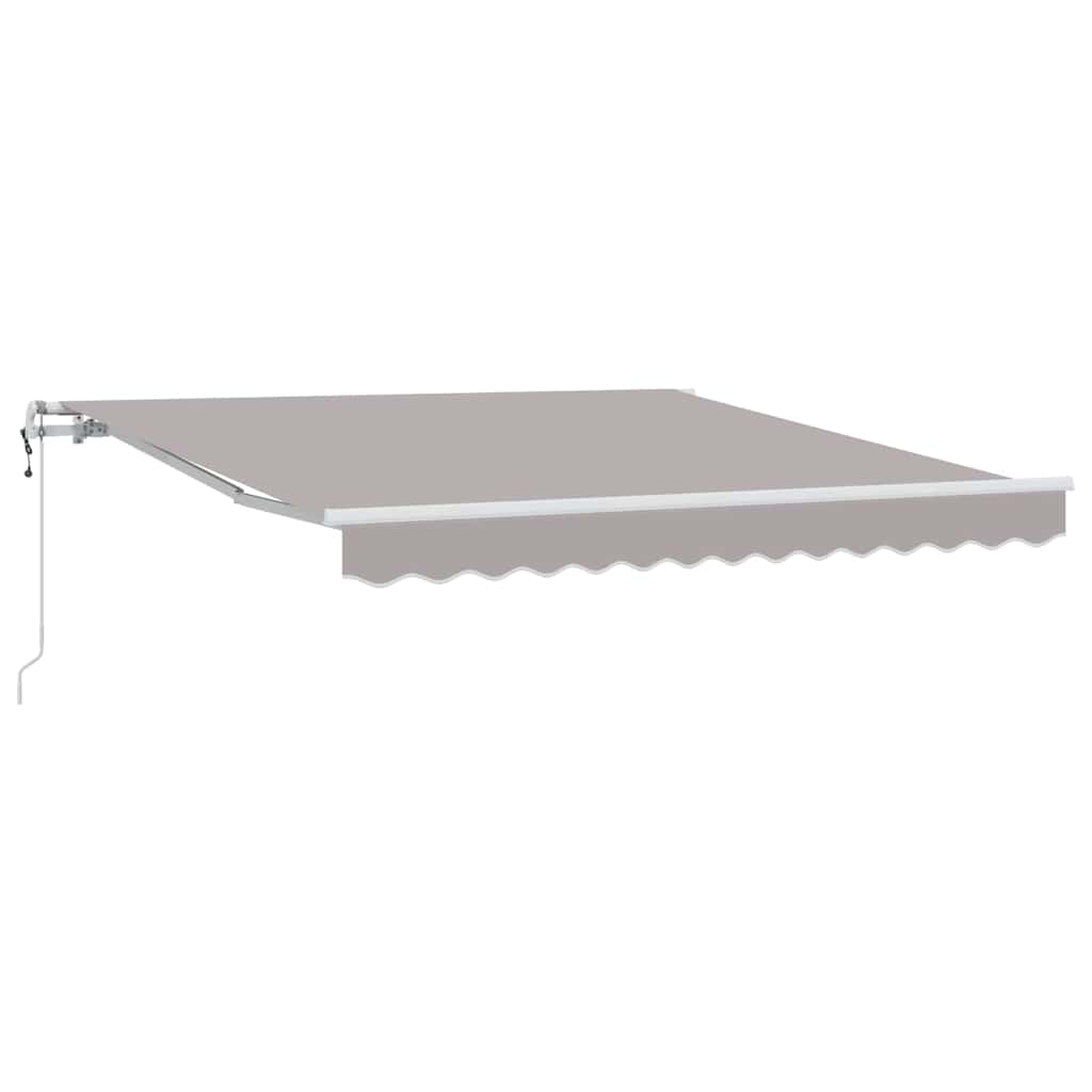 Električna retraktabilna tenda Svijetlo siva 300 x 250 cm