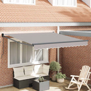 Nadstrešnica Svijetlo siva 300 x 250 cm Poliester