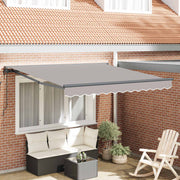 Okvir tende Svijetlo siva 300 x 250 cm Poliester s PU premazom