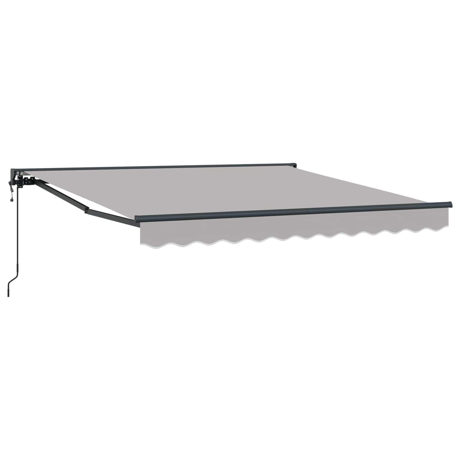 Okvir tende Svijetlo siva 300 x 250 cm Poliester s PU premazom