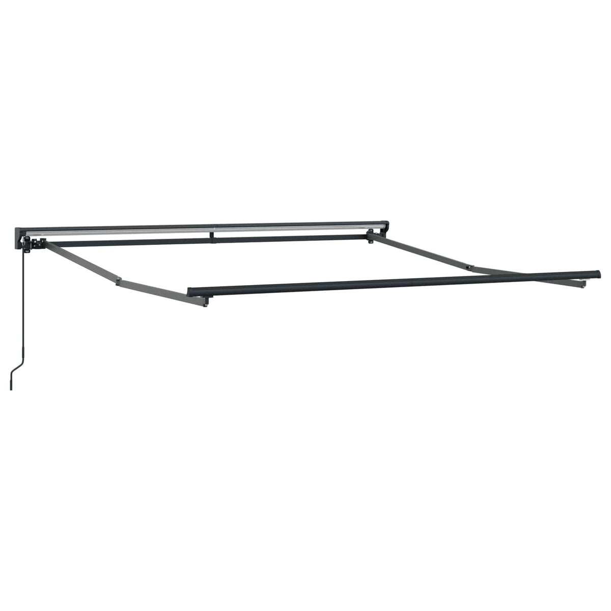 Okvir tende Antracit 350 x 250 cm Poliester s PU premazom