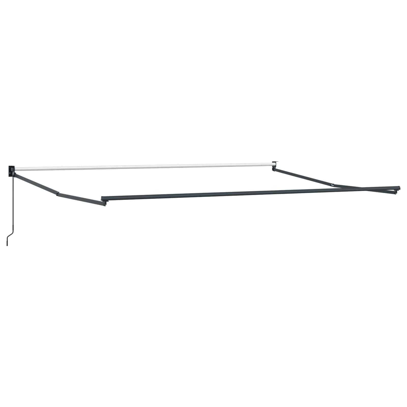 Povlačivi tende narančasta i smeđa 350 x 250 cm