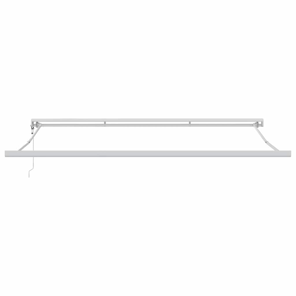 Skrovita tenda narančasta i smeđa 350 x 250 cm