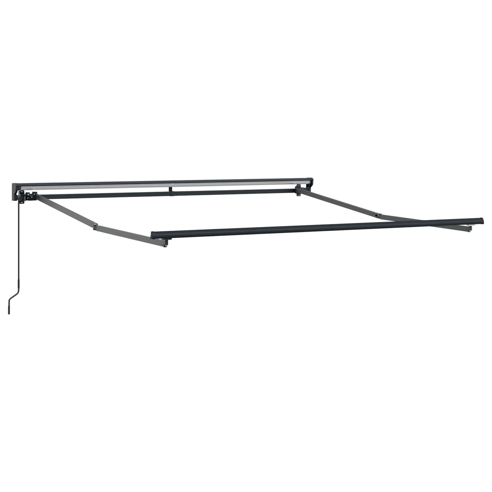 Okvir tende Smeđa 350 x 250 cm Poliester s PU premazom