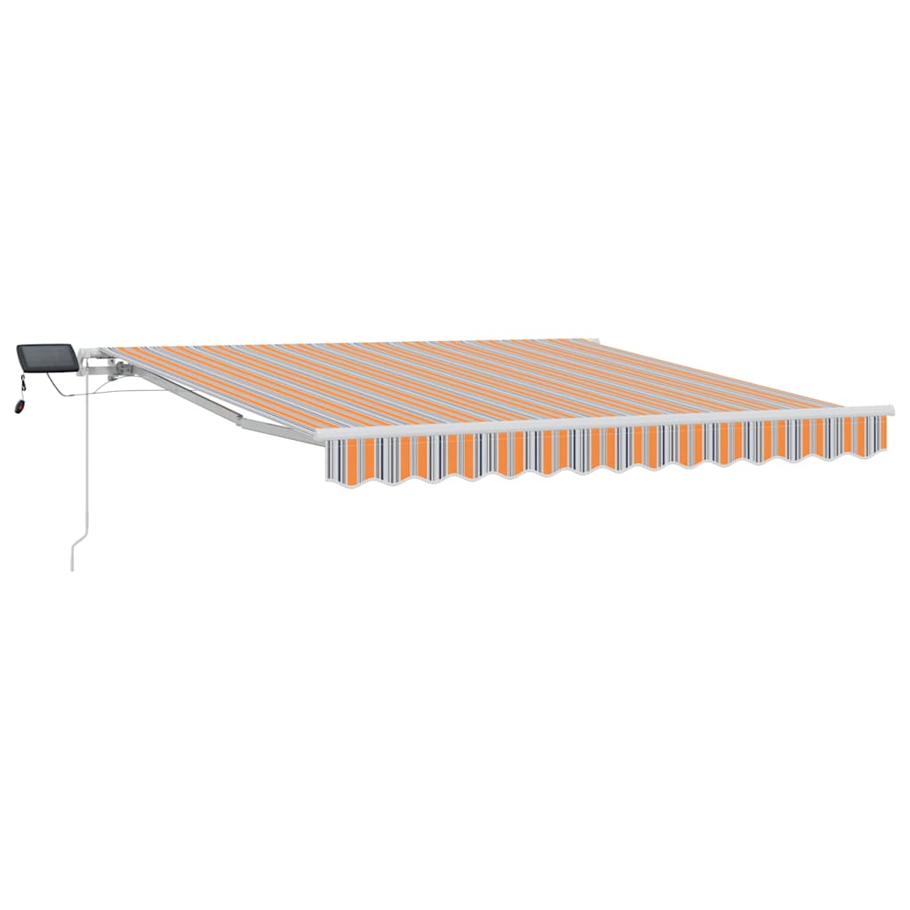 Skrovita tenda Šareni 350 x 250 cm Tkanina i čelik