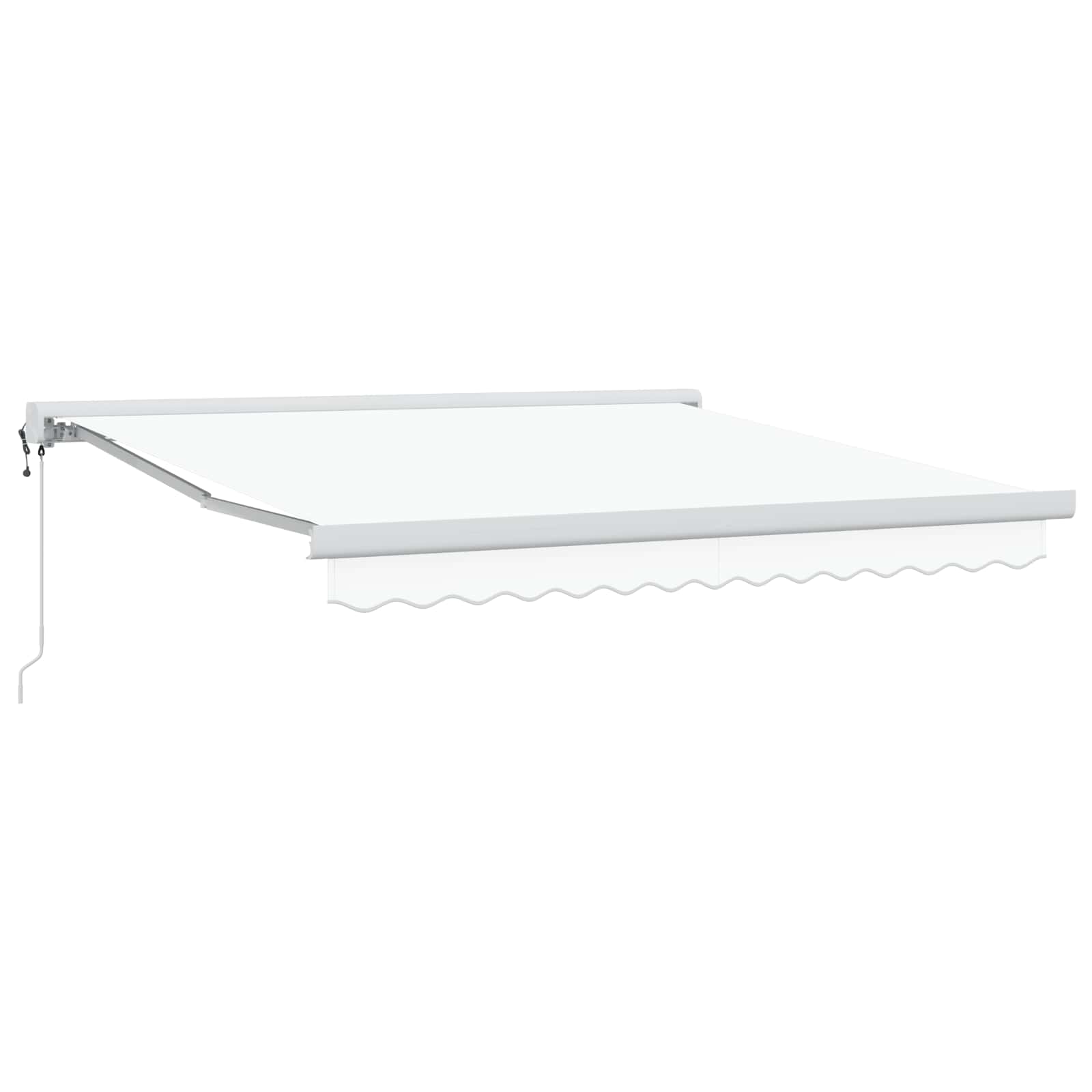 Nadstrešnica Bijelo 350 x 250 x 165 cm Poliester i aluminij