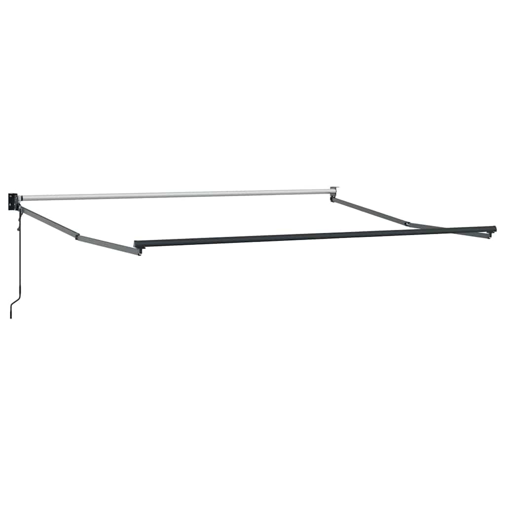 Skrovita tenda Zelena i bijela 350 x 250 cm