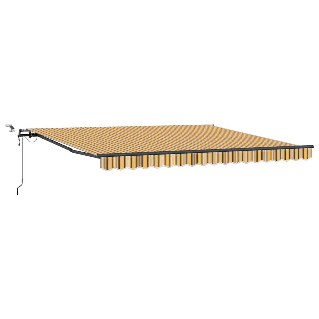 Povlačivi tende Šareni 400 × 300 cm Poliester