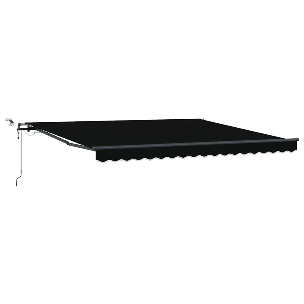 Tkanina za tende s Crna 400 × 300 cm Poliester