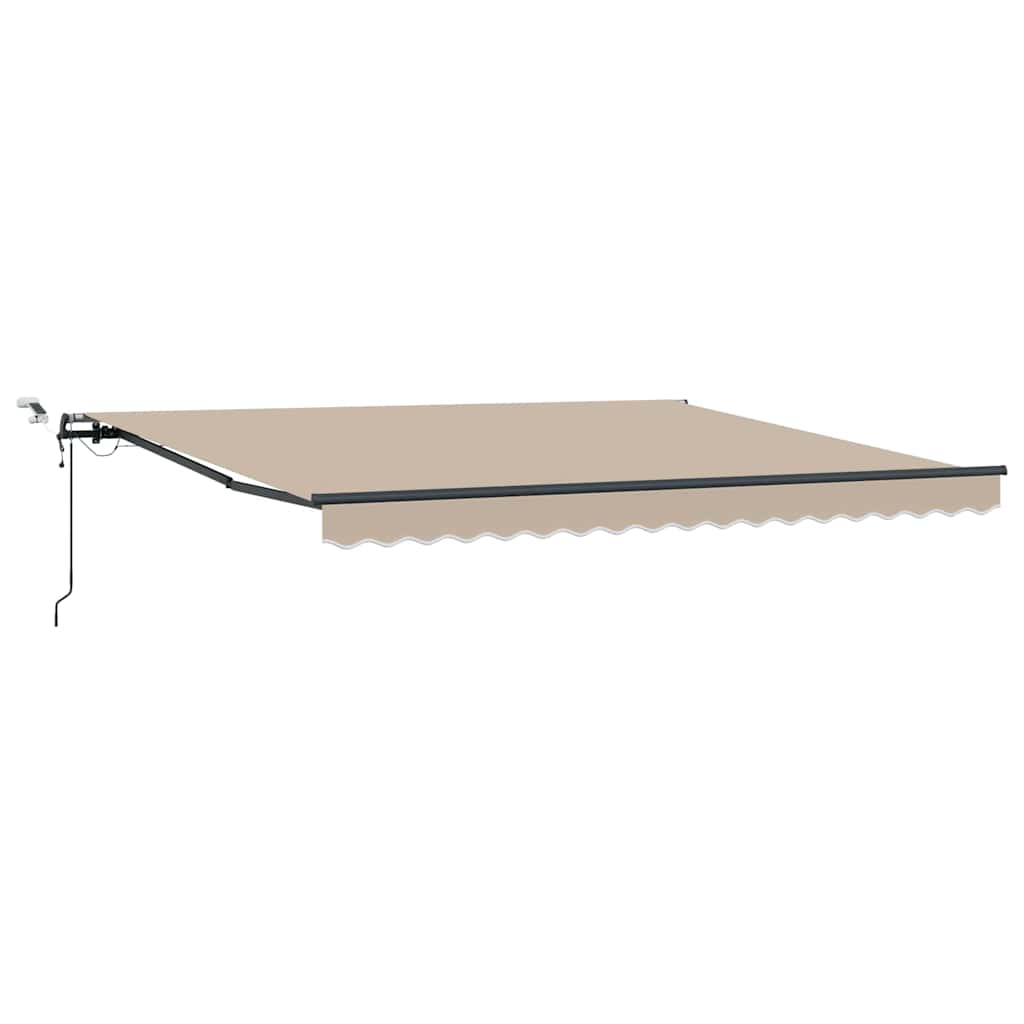 Tkanina za tende s Bež 400 × 300 cm Poliester