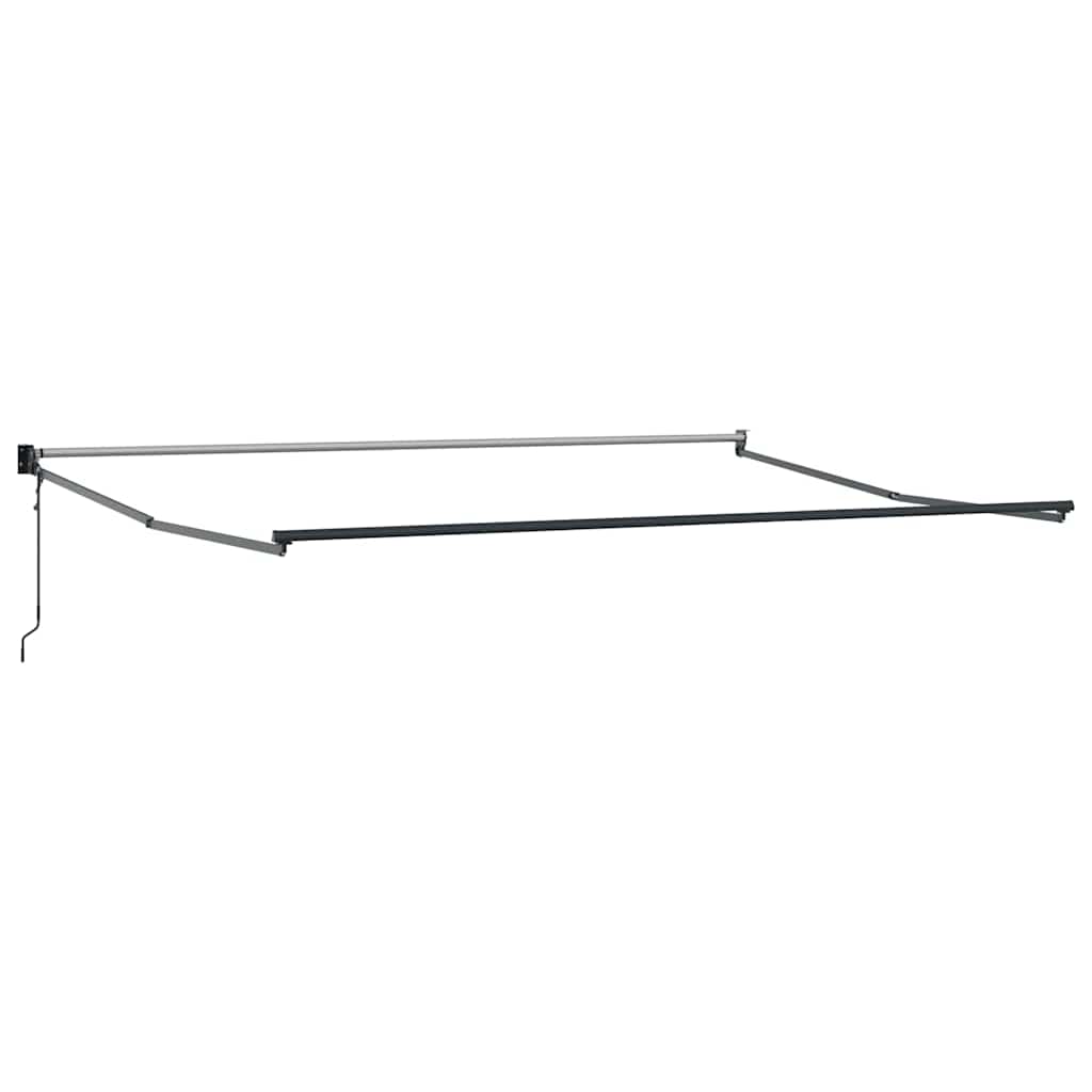 Nadstrešnica Bež 400 × 300 cm Poliester i metal
