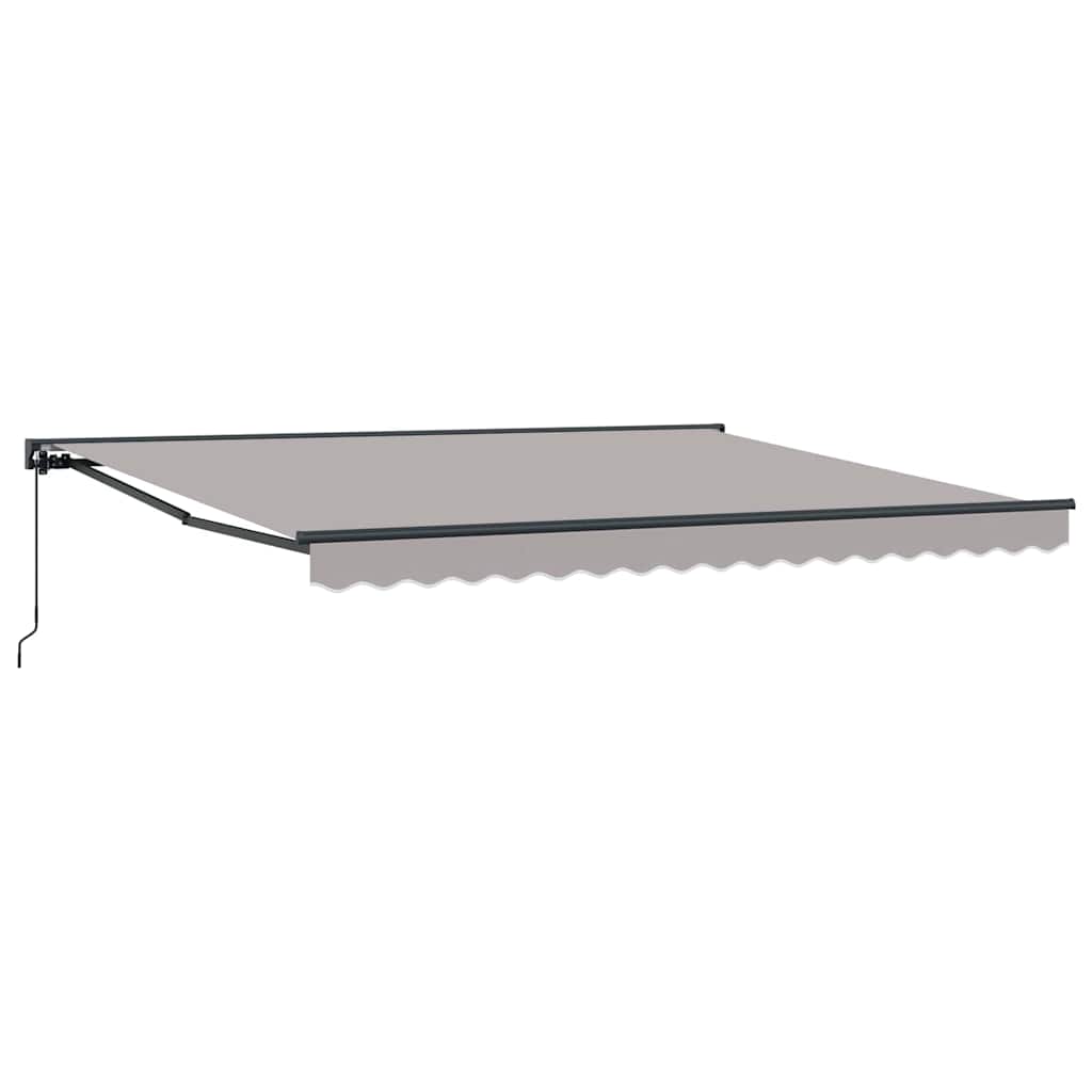 Okvir tende Svijetlo siva 400 × 300 cm Poliester s PU premazom
