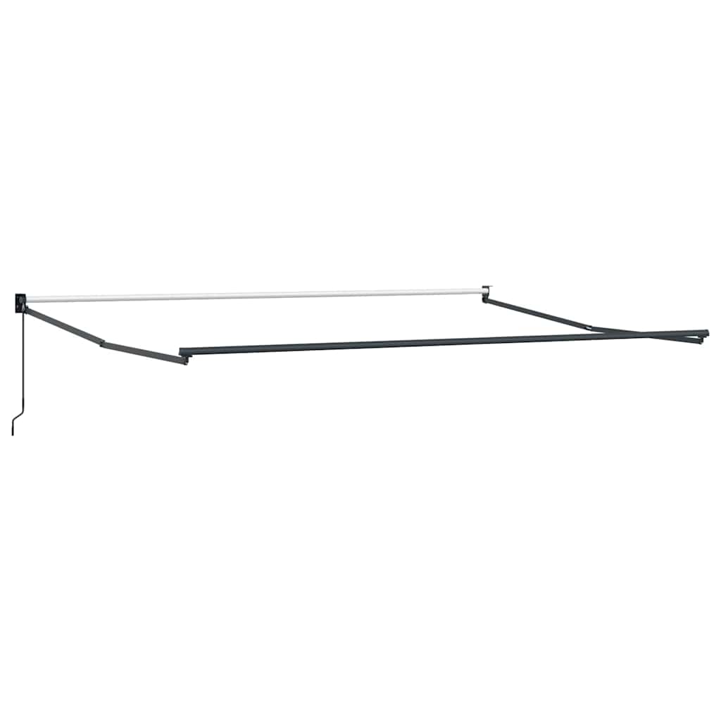 Povlačivi tende Zelena i bijela 400 × 300 cm
