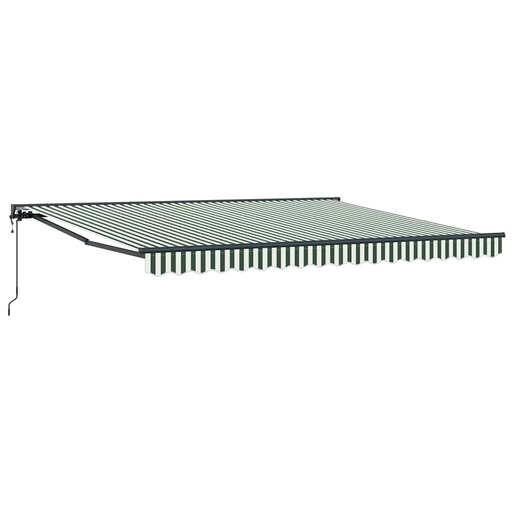 Okvir tende Zelena i bijela 400 × 300 cm