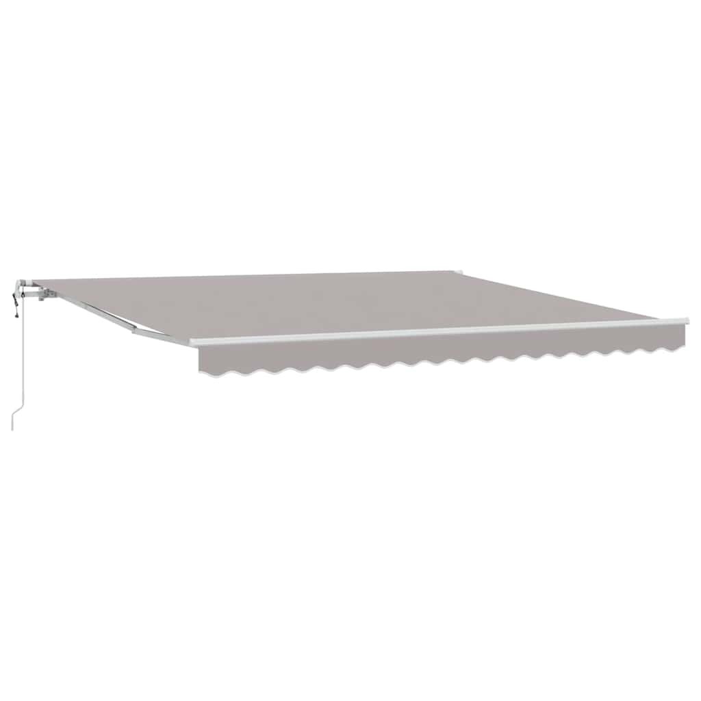 Električna retraktabilna tenda Svijetlo siva 400 × 350 cm