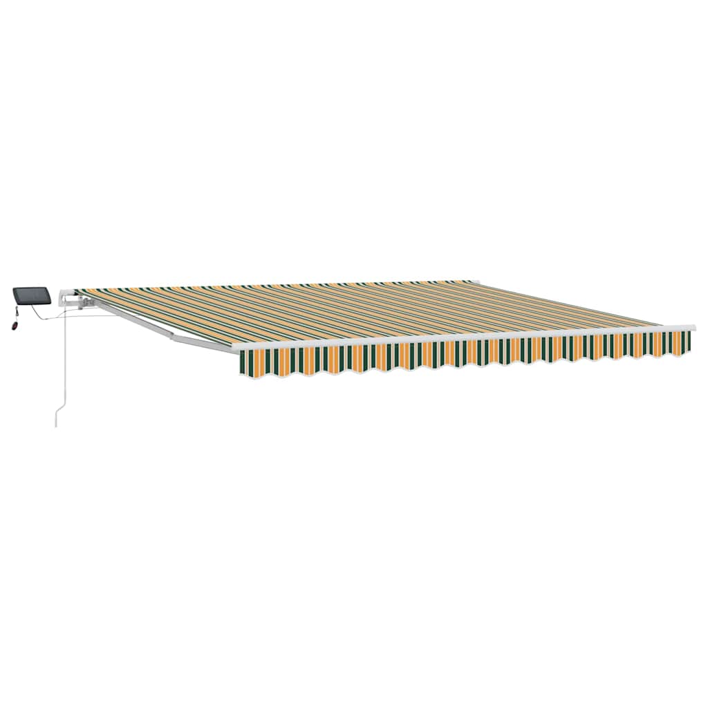 Skrovita tenda s Zelena i žuta 400 ×350 cm tkanina