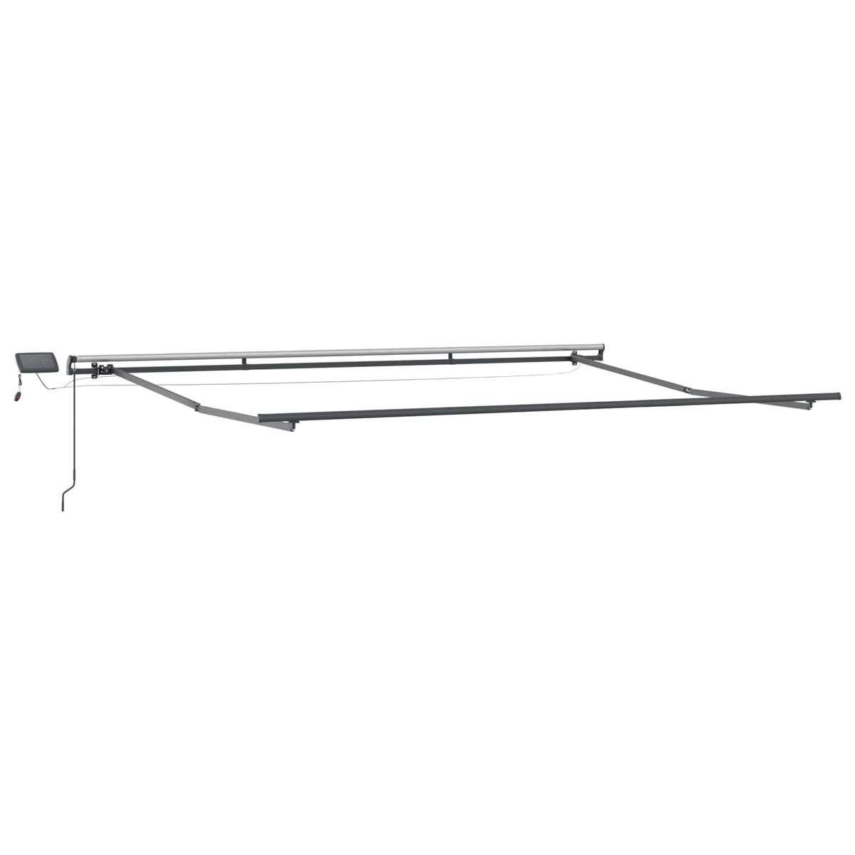 Skrovita tenda žuta i narančasta 450 ×300 cm tkanina