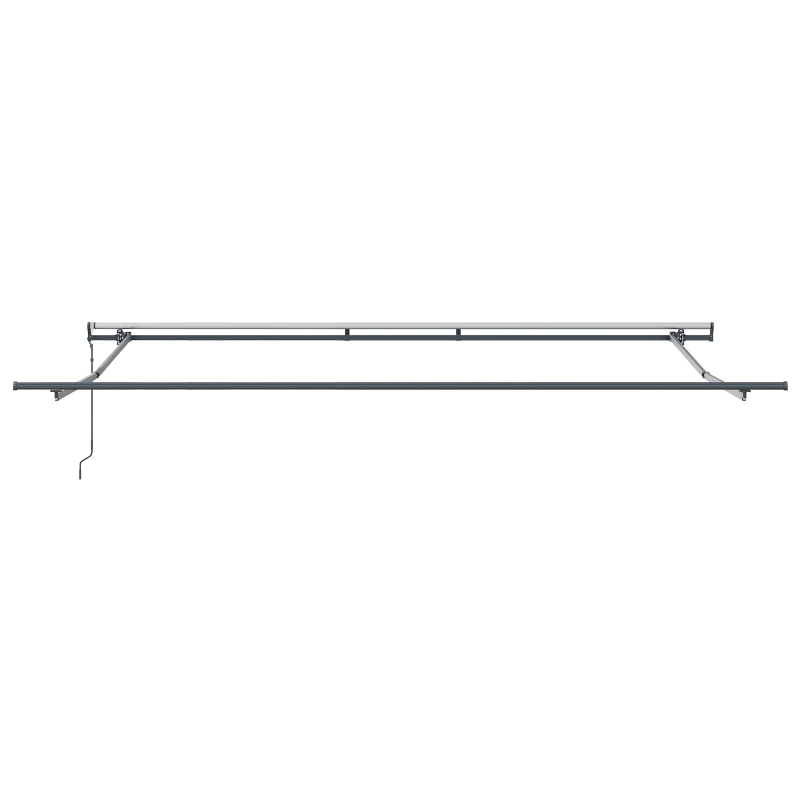 Skrovita tenda Žuta i narančasta 450 × 300 cm