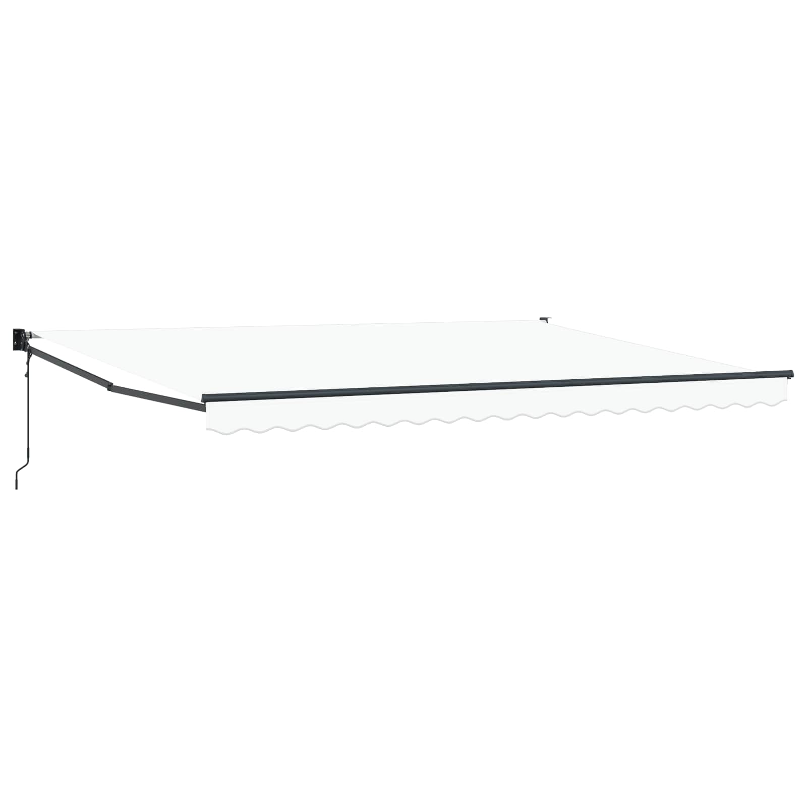 Nadstrešnica Bijela 450 x 300 x 165 cm Poliester i metal
