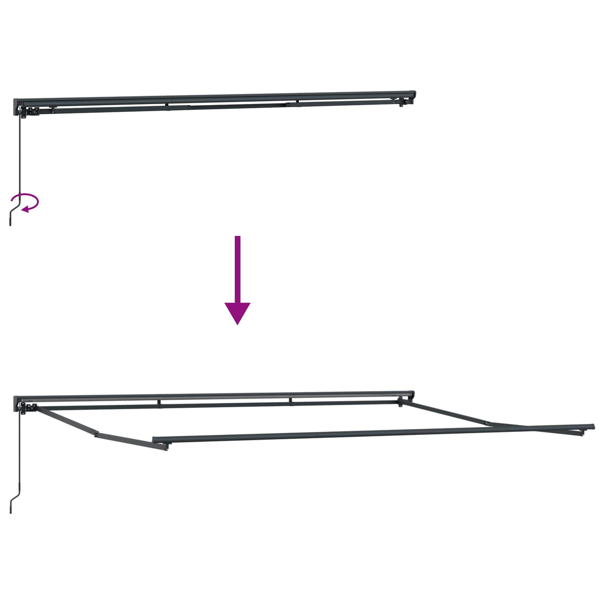 Okvir tende Bijeli 450 × 300 cm Poliester s PU premazom