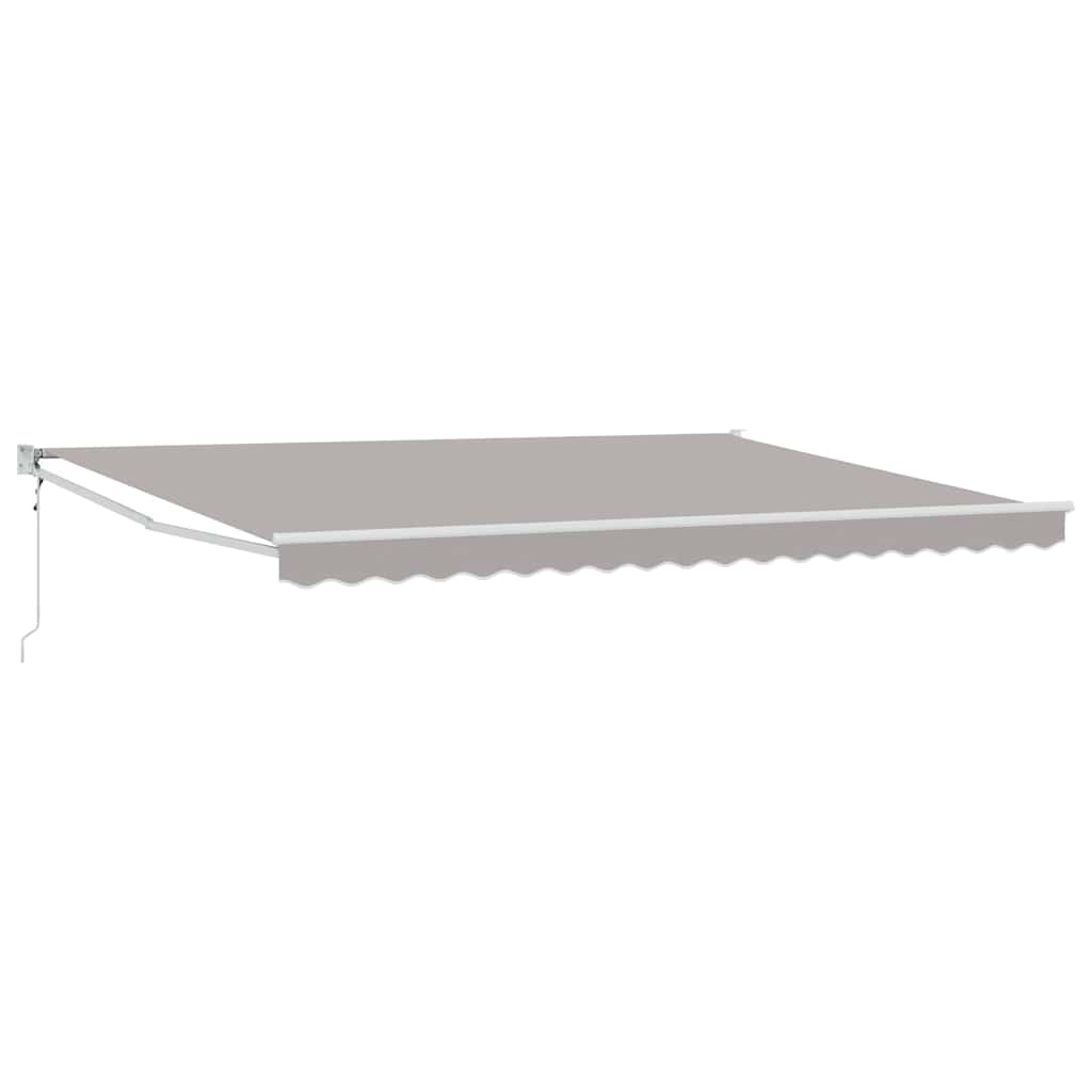Nadstrešnica Svjetlosiva 450 x 300 x 165 cm Poliester i metal