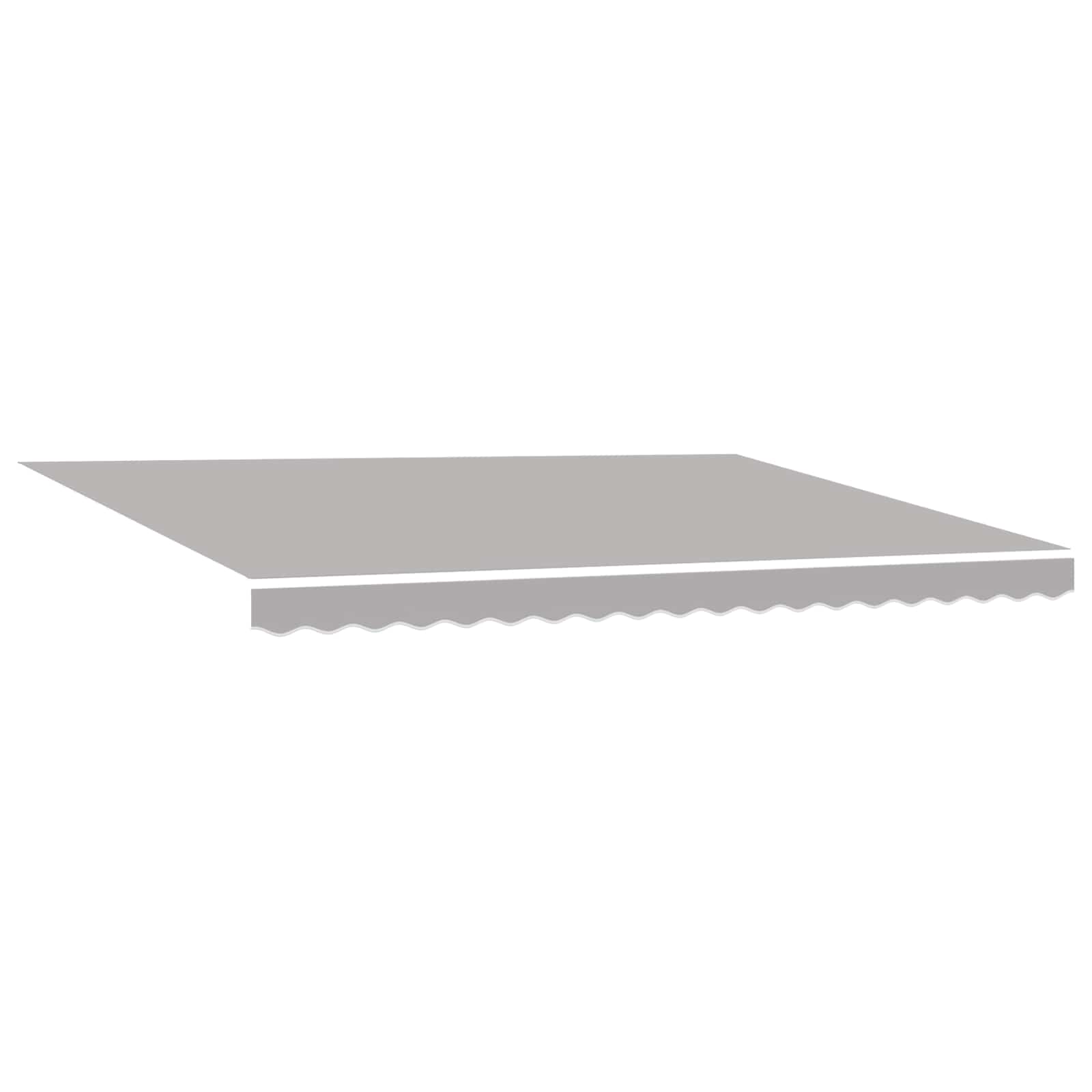 Okvir tende Svijetlo siva 450 × 300 cm Poliester s PU premazom