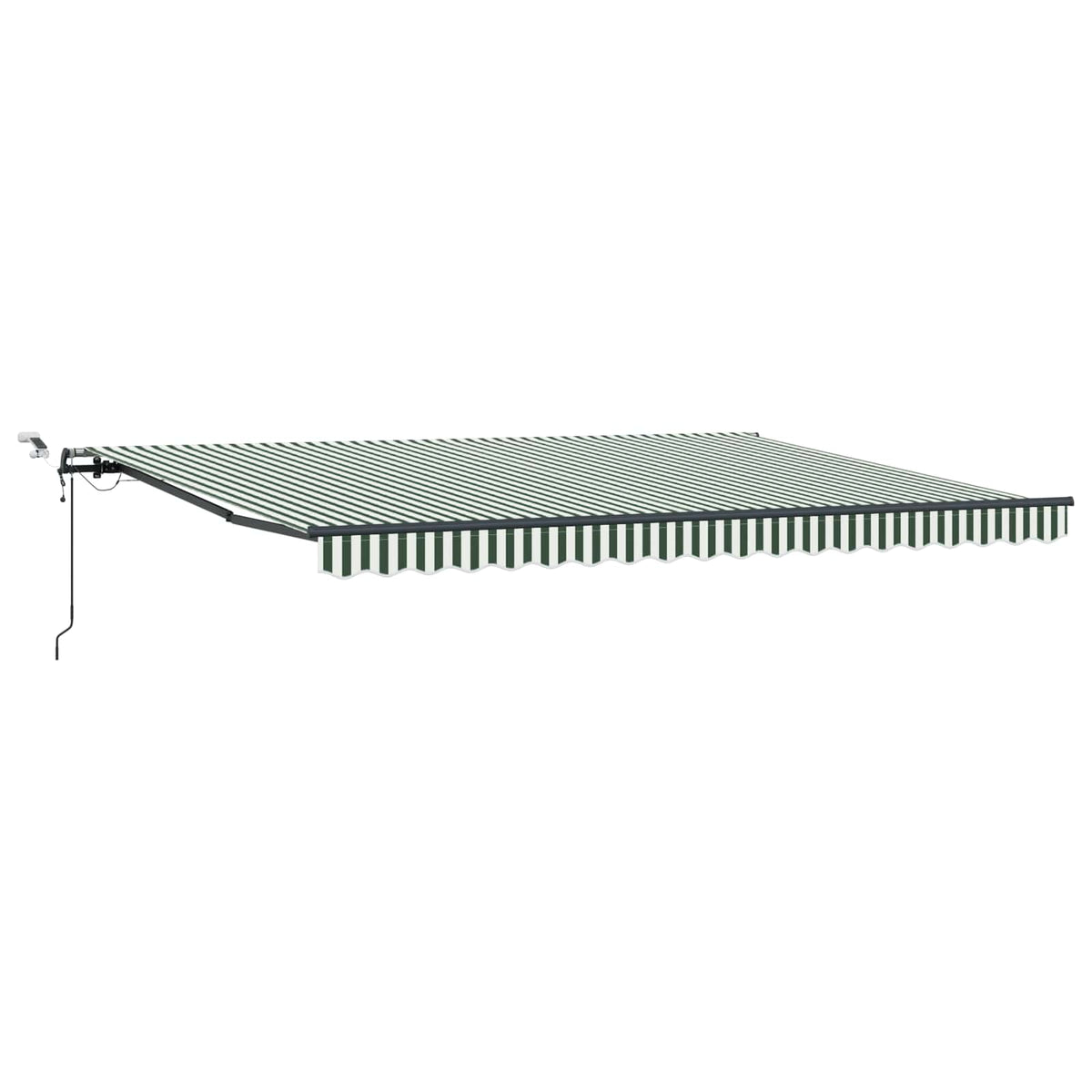 Tkanina za tende s Zelena i bijela 450 × 300 cm Poliester