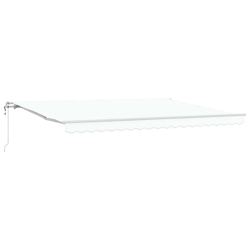 Električna retraktabilna tenda Bijeli 450 × 350 cm
