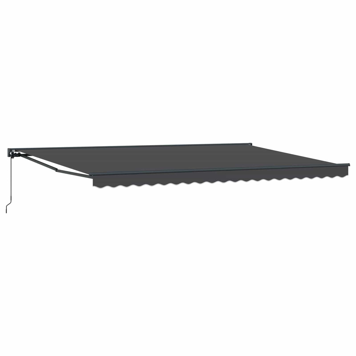 Okvir tende Antracit 500 × 300 cm Poliester s PU premazom