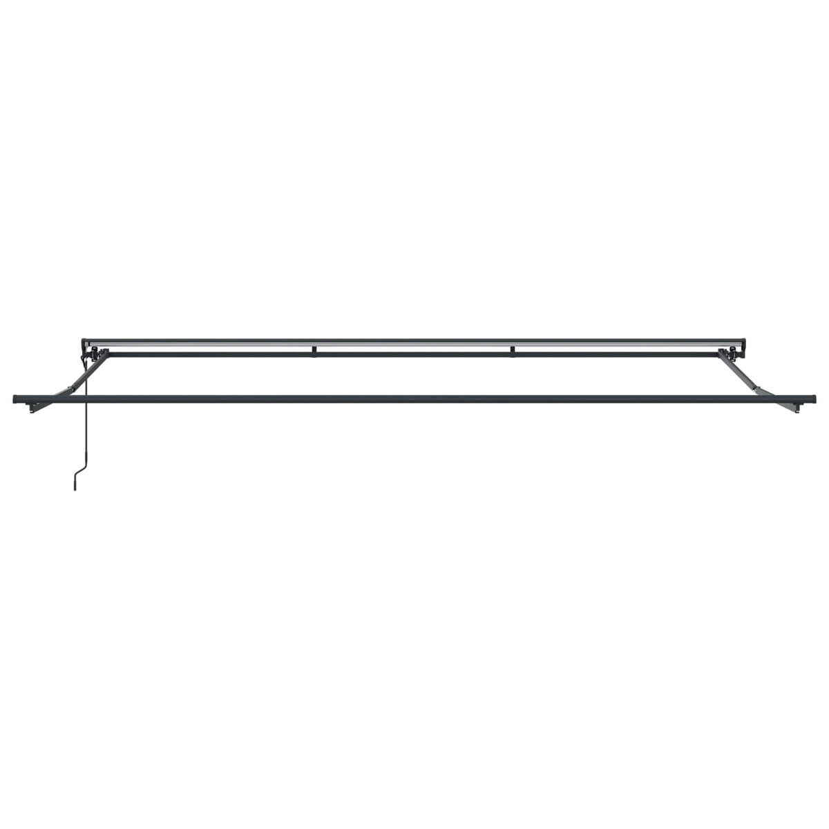 Okvir tende Antracit 500 × 300 cm Poliester s PU premazom