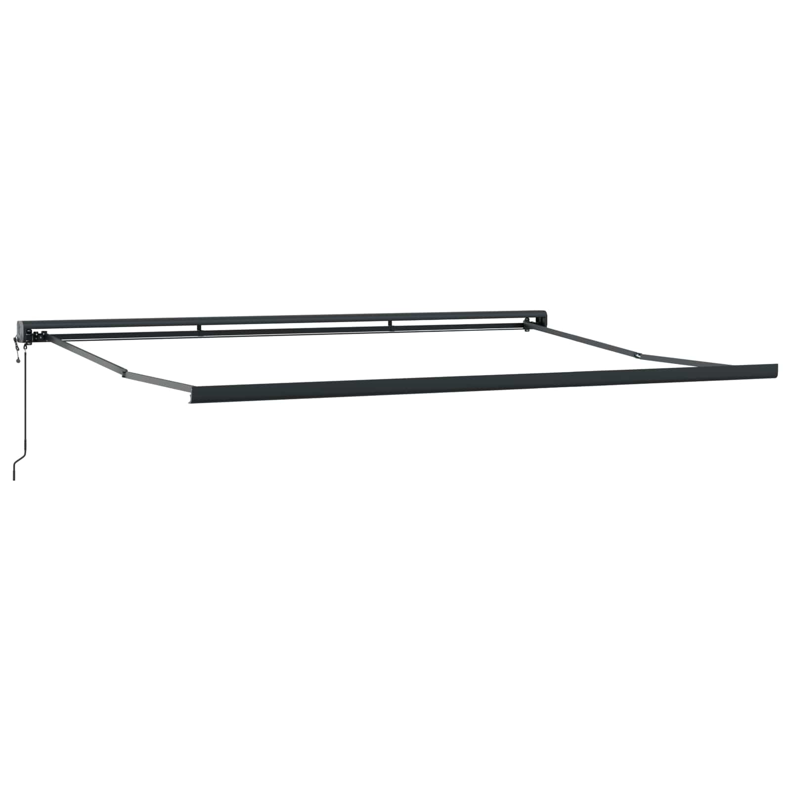 Nadstrešnica Bež 500 × 300 cm Poliester i aluminij