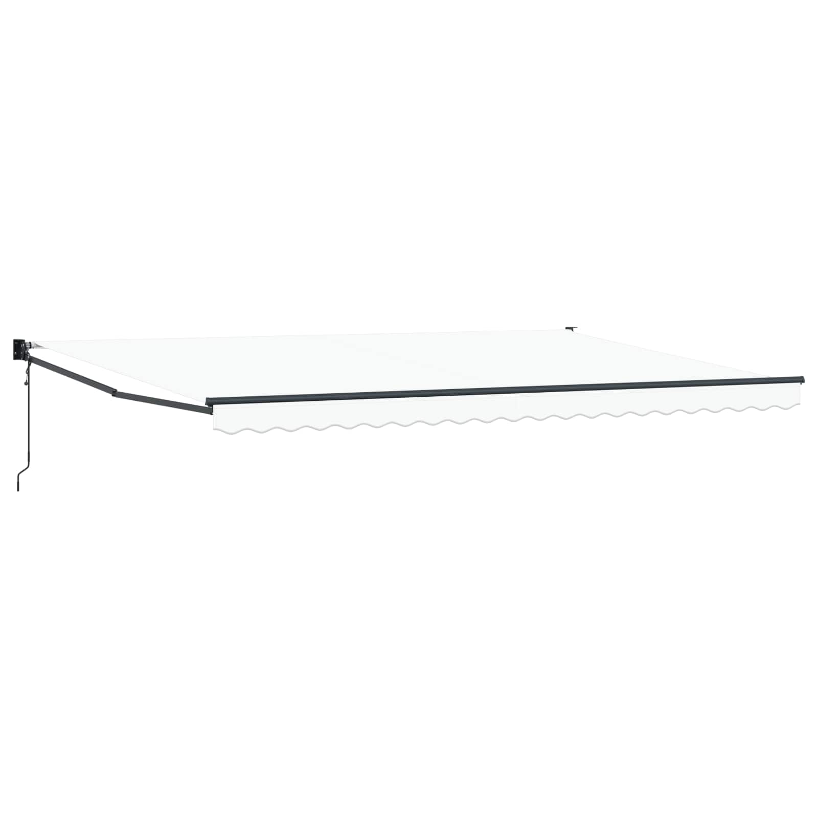 Nadstrešnica Bijela 500 x 300 x 165 cm Poliester i metal