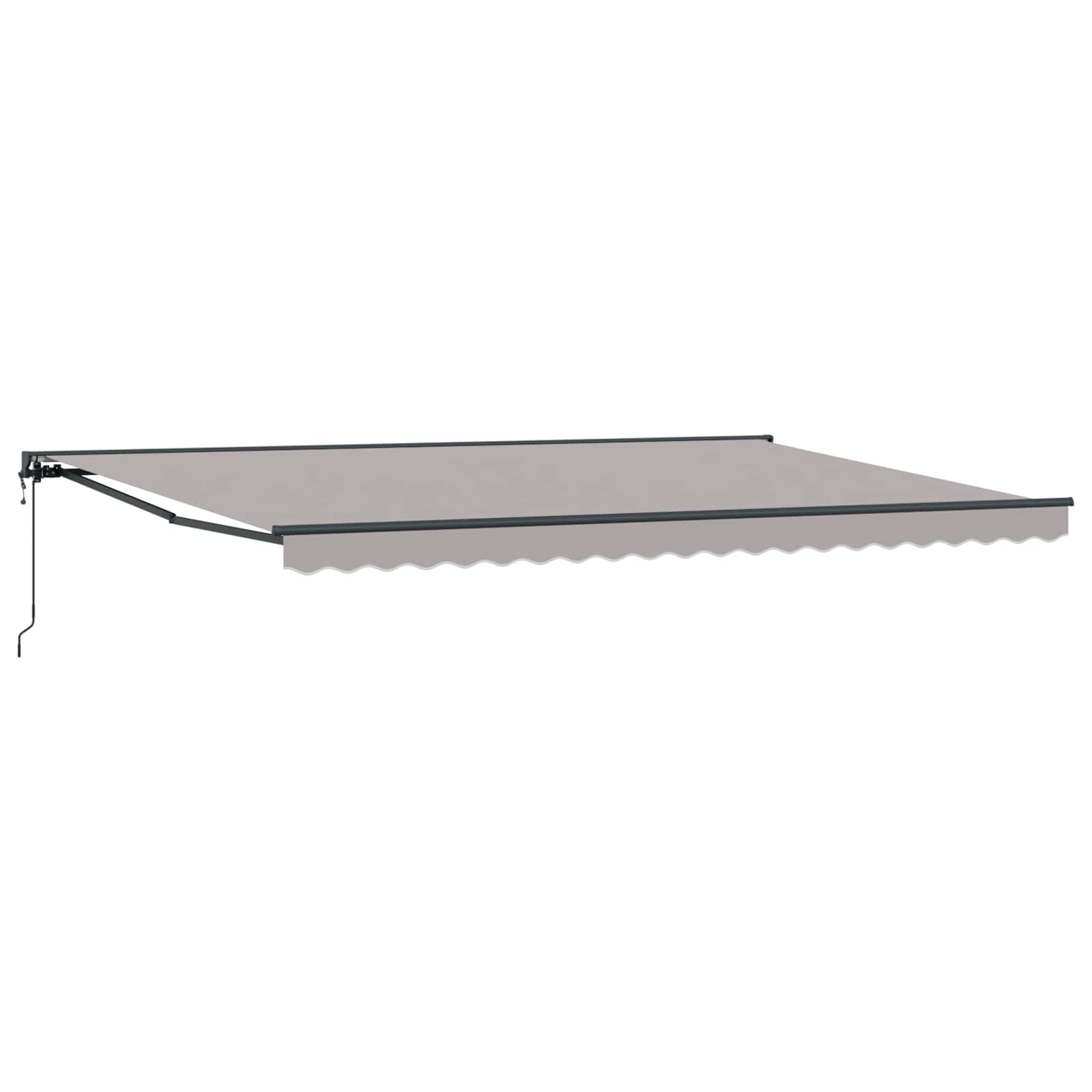 Okvir tende Svijetlo siva 500 × 300 cm Poliester s PU premazom