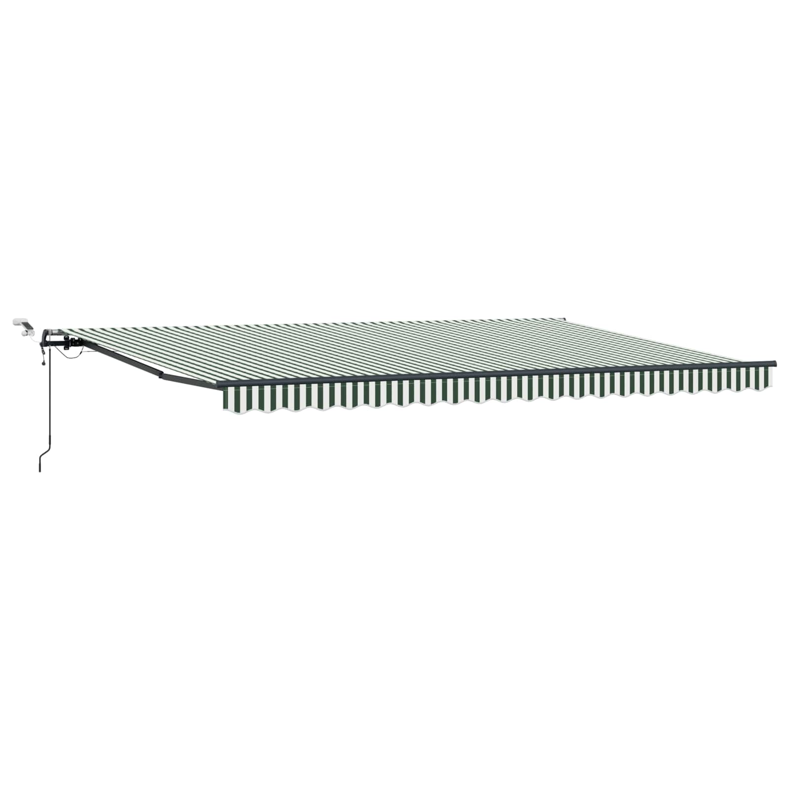 Tkanina za tende s Zelena i bijela 500 × 300 cm Poliester