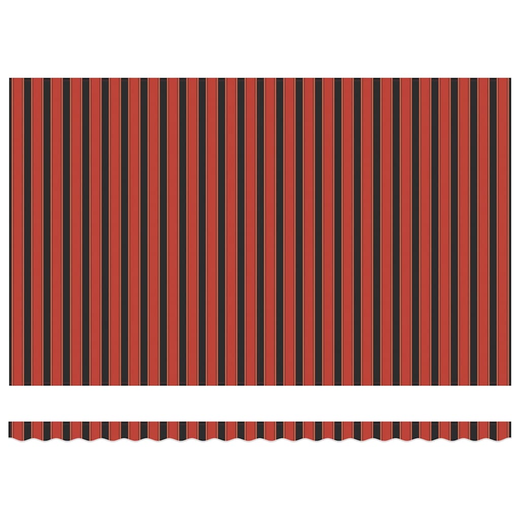 Skrovita tenda Narančasta i smeđa 500 × 350 cm