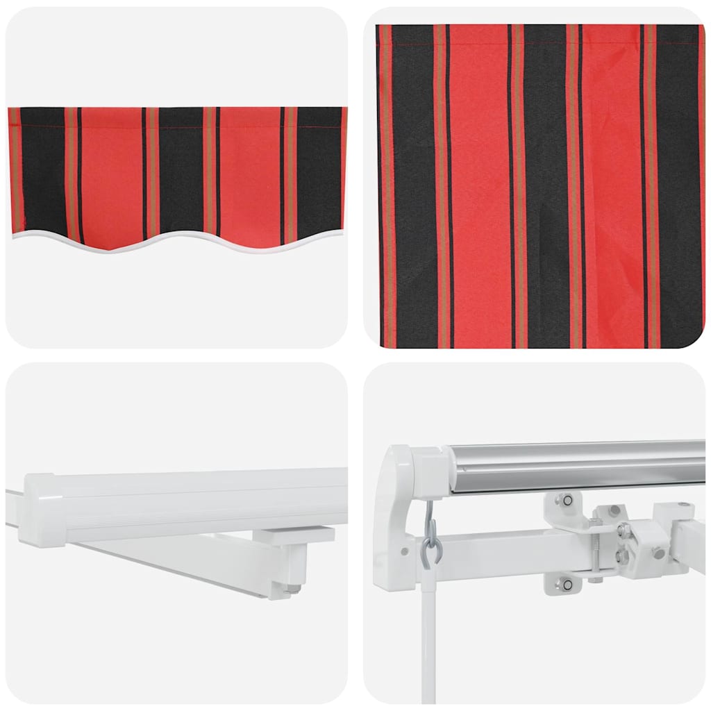Skrovita tenda s narančasta i smeđa 500 ×350 cm tkanina