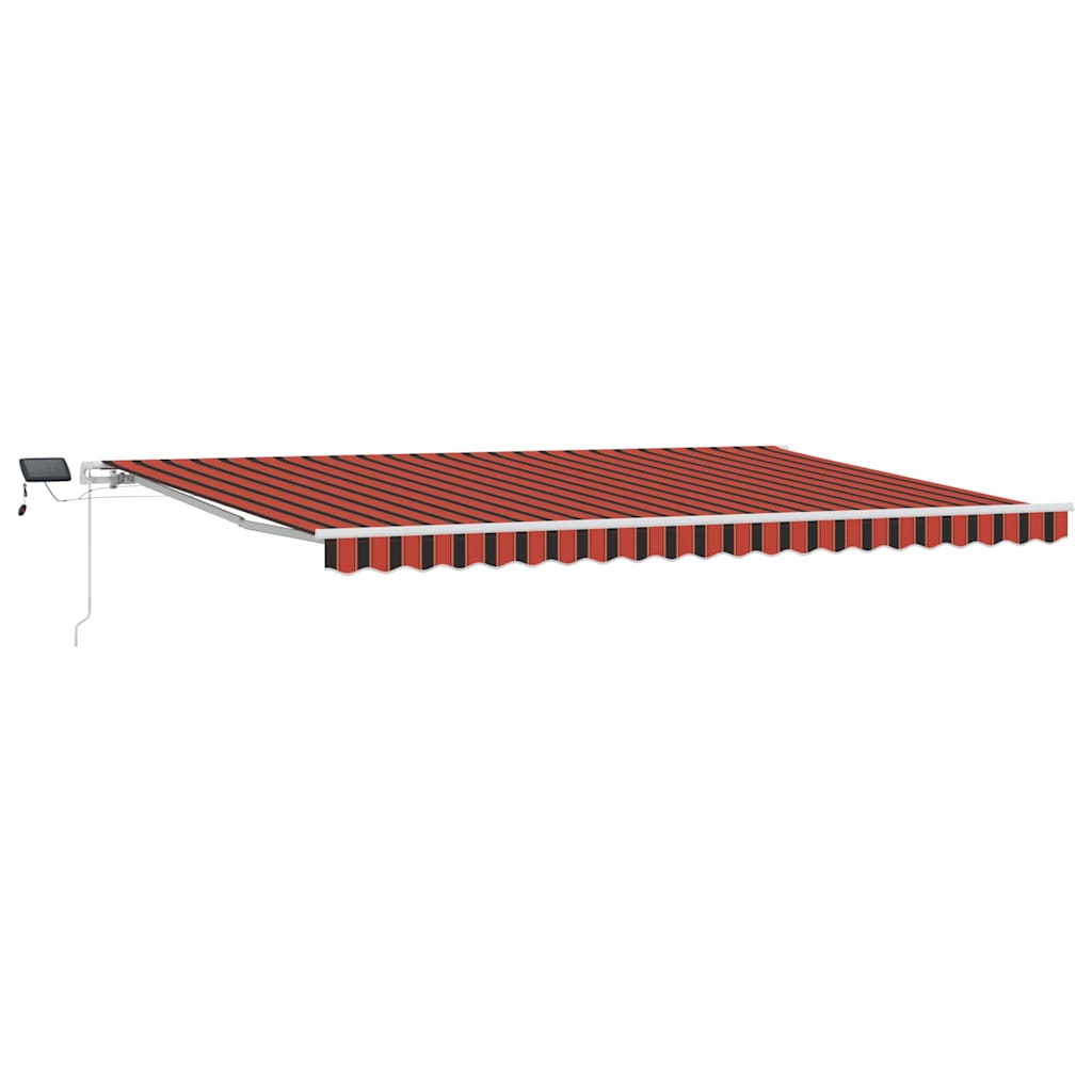 Skrovita tenda s narančasta i smeđa 500 ×350 cm tkanina