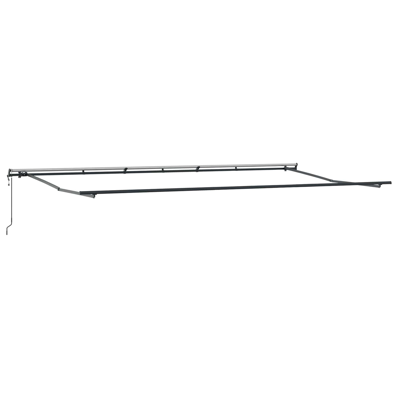 Povlačivi tende narančasta i smeđa 600 × 300 cm