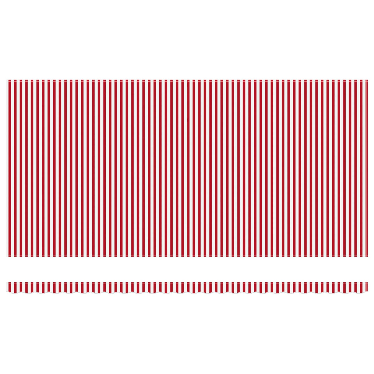 Skrovita tenda Crvena i bijela 600 × 300 cm Tkanina i Aluminij