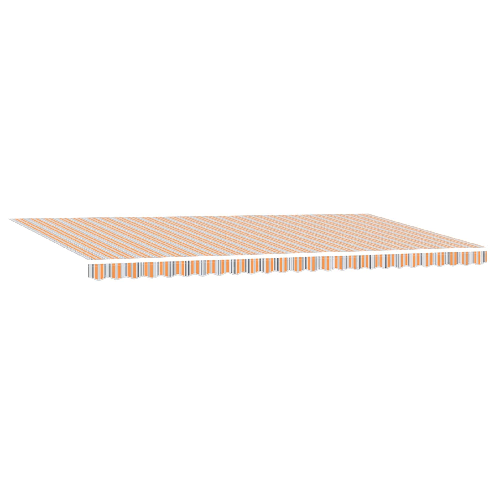 Povlačivi tende Šareni 600 × 300 cm Tkanina i Aluminij