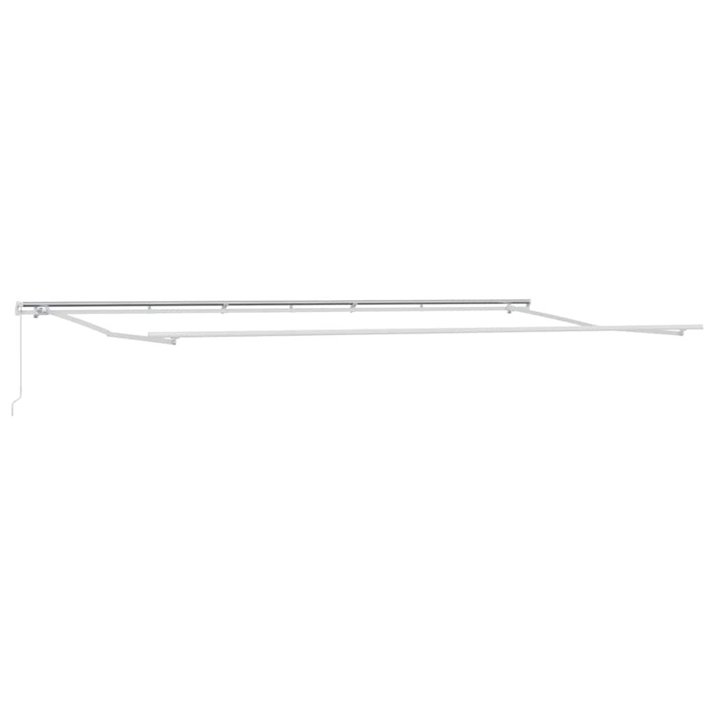 Skrovita tenda Zelena i bijela 600 × 300 cm