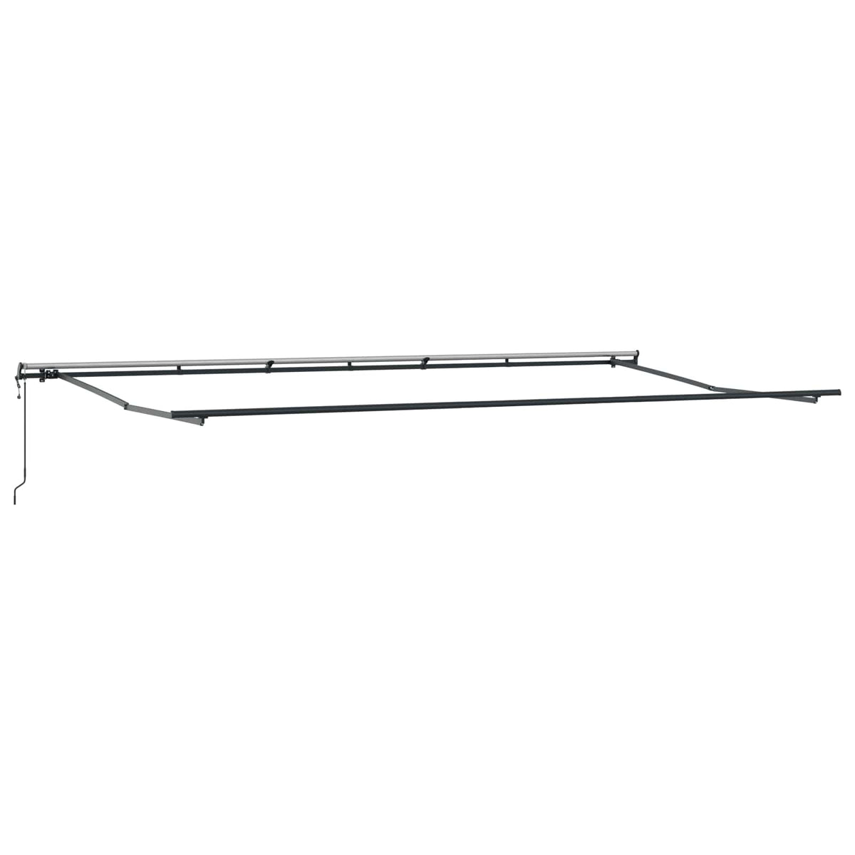 Povlačivi tende narančasta i smeđa 600 × 350 cm