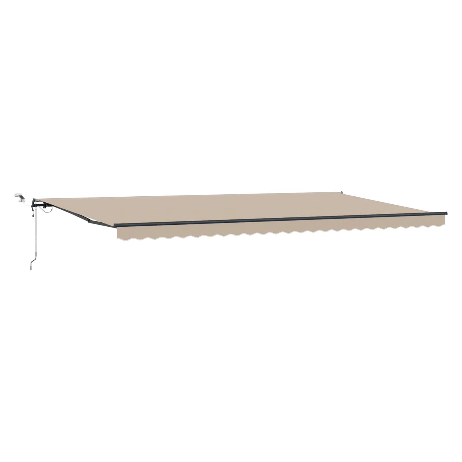 Tkanina za tende s Bež 600 × 350 cm Poliester