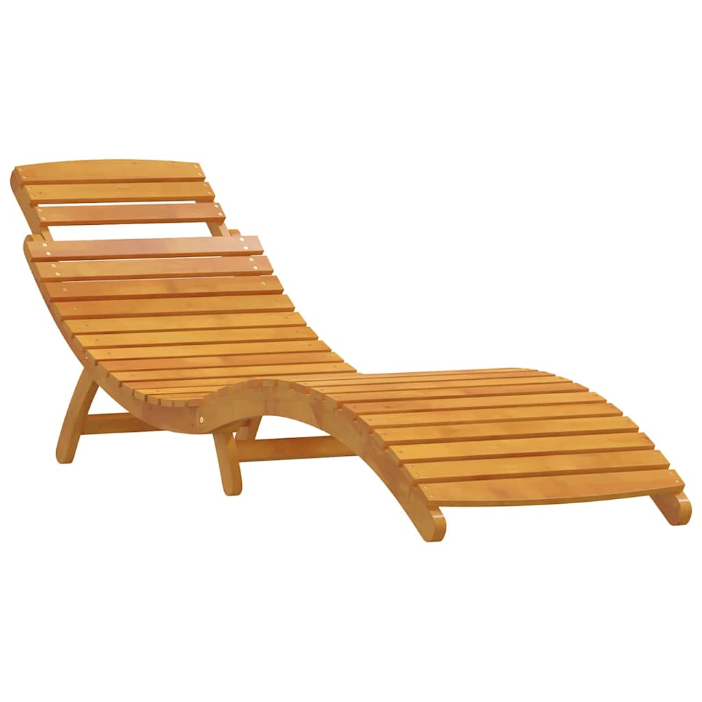 Ležaljka za sunčanje 2 pcs Smeđa 55 x 184 x 64cm