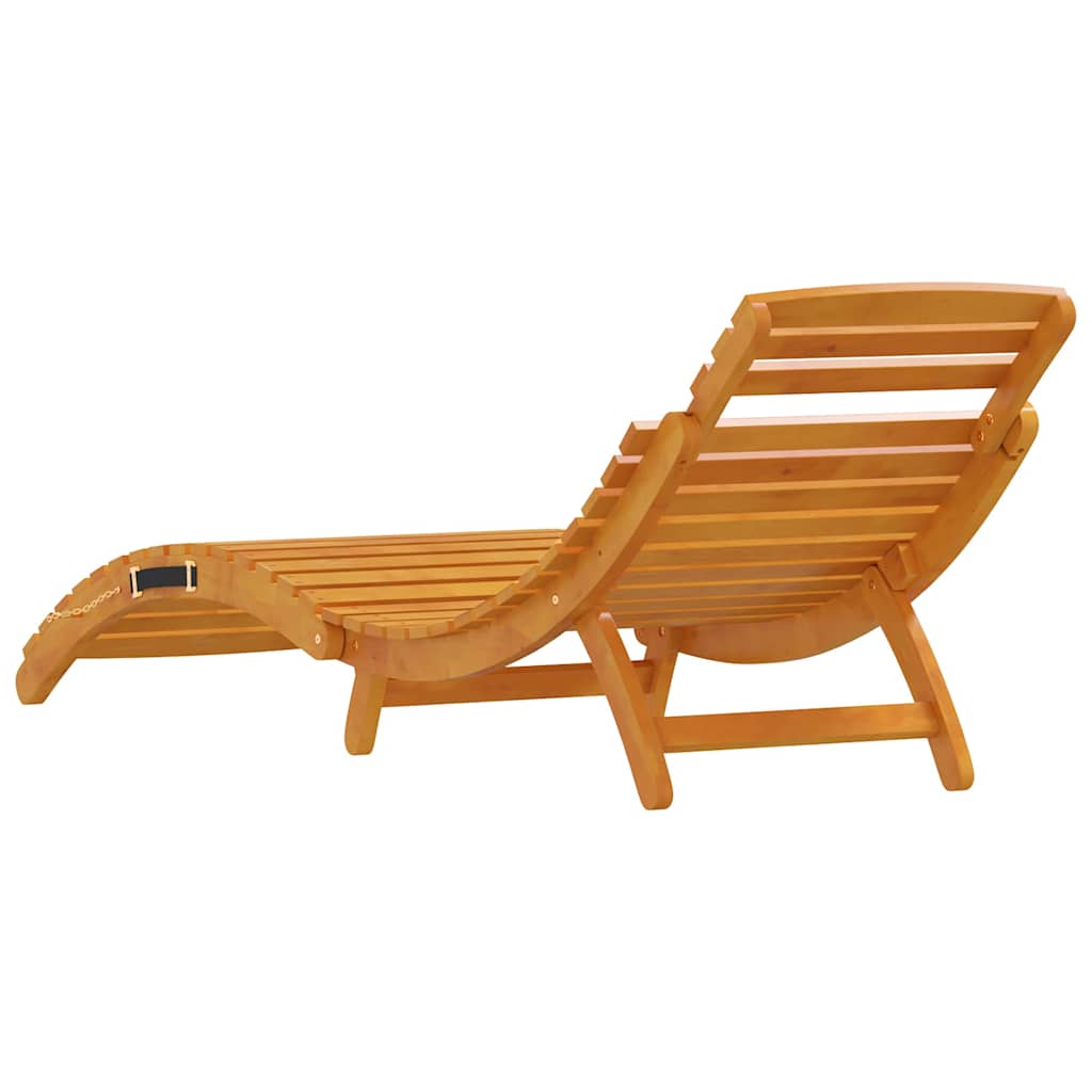 Ležaljka za sunčanje 2 pcs Smeđa 55 x 184 x 64cm