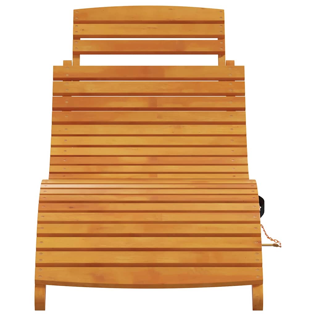 Ležaljka za sunčanje 2 pcs Smeđa 55 x 184 x 64cm