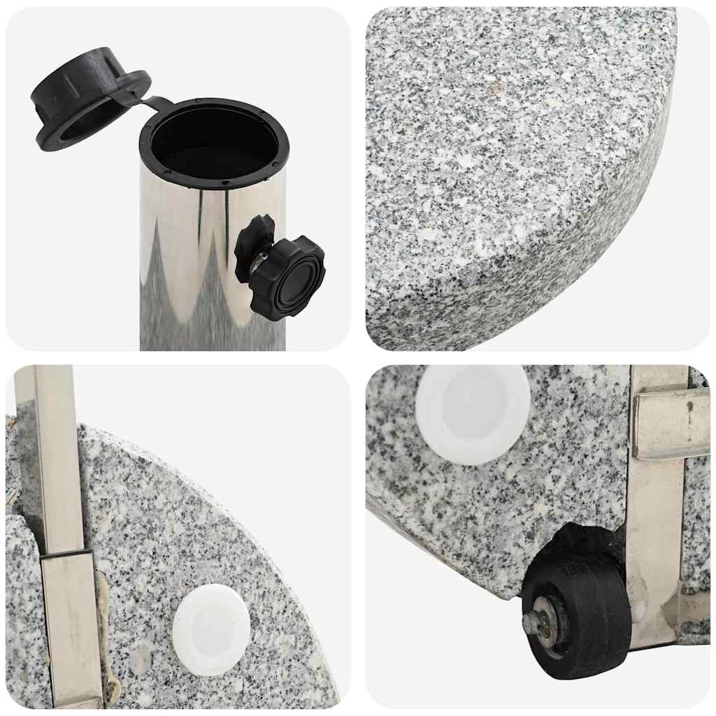 Baza za suncobran Siva Ø 45 x 37.5 cm Granit